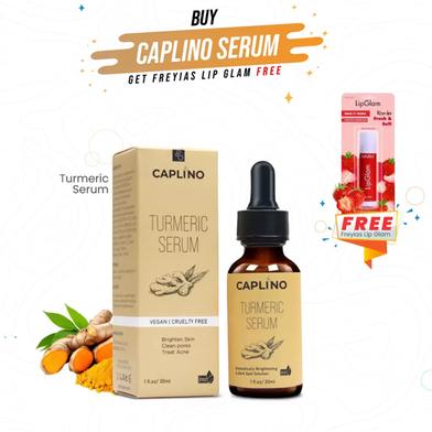 Buy Caplino Turmeric Serum Get Free Lip Balm -30 Ml image