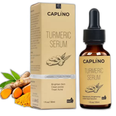 Buy Caplino Turmeric Serum Get Free Lip Balm -30 Ml image