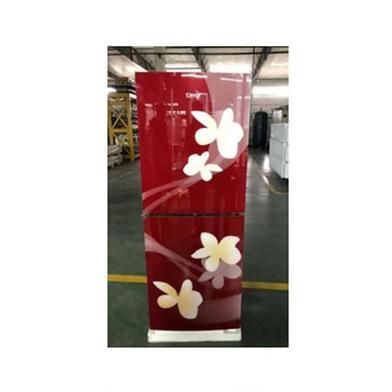 CANCA ABC-269G Top Mount Refrigerator 259L Red Flower, Blue Flower image
