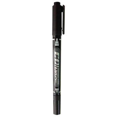 CD/DVD Waterproof Permanent Marker 2in1 Pen set with Clip 1pcs image