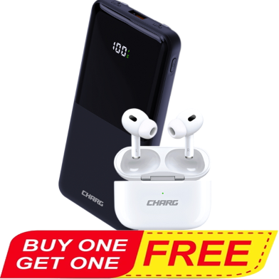 CHARG CP-10 10000 mAh 22.5W Fast Charging Power Bank (Buy 1 Get 1 CHARG CL16 TWS Earbuds FREE) image