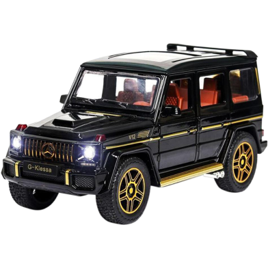 CHE ZHI 1:24 Mercedes Benz AMG G63 G-Klessa Diecasts Alloy Car Luxurious Simulation Toy Vehicles Metal Car 6 Doors Open Model Car Sound Light Toys For Gift image