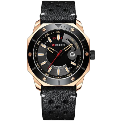 CURREN 8344 Business Quartz Men’s Watch image