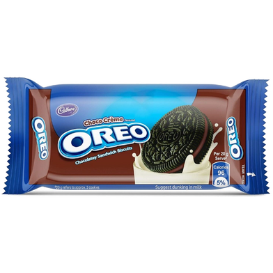 Cadbury Oreo Chocolate flavor Cookie Sandwich Cream Biscuit (43.75g) image