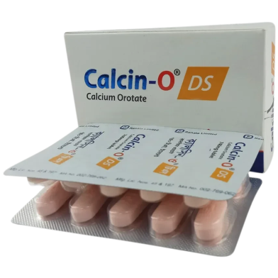 Calcin O DS 740mg Tablet 10's Strip image