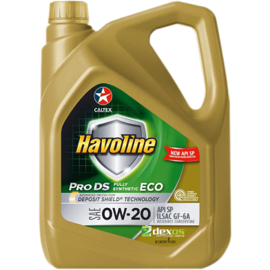 Caltex Havoline 0W-20 Full Synthetic 4L image