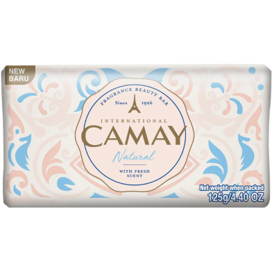 Camay Soap Bar Natural with Fresh Scent 125gm image