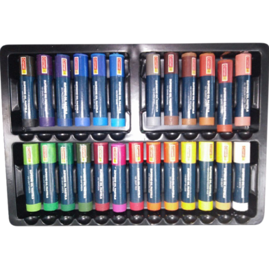 Camel Artist Oil Pastels 50 shades Box for professional artists. image