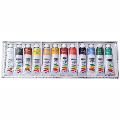 Camel Artist's Oil Color Box Tubes 20ml 12 Shades image