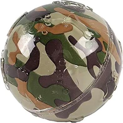 Camouflage Rubber Sounding Toy Dog Balls Toy Creative Entertainment Squeak Dog Rubber Balls Toy for Pet Camouflage image