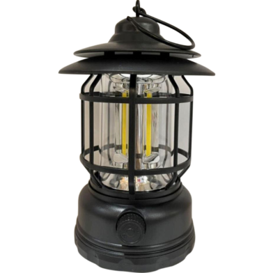 Camping Lantern, LED Lantern, Outdoor Battery Camping Lamp, Dimmable, Rechargeable, Type C, IPX4 Lantern, Battery Operated for Outdoor, Hiking, Fishing, Small Family Garden image