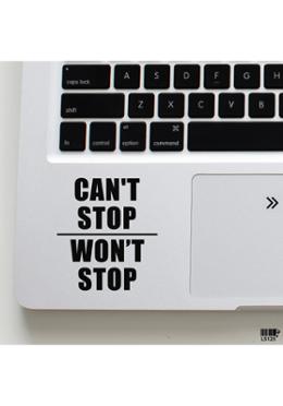 DDecorator Can't/Won't Stop (2) Laptop Sticker image