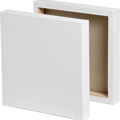 Canvas For Painting 8X8 Inch 3 Pcs image