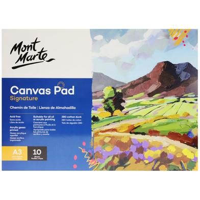 Mont Marte Canvas Pad A3 10 Sheet (11.7 x 16.5in) image