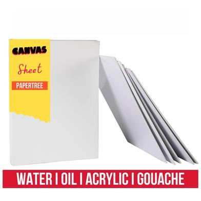 Canvas sheet for acrylic,water and oil painting - 10 Pcs image