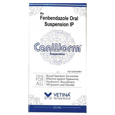 Canworm Cat And Dog Deworming Suspension Syrup 30ml image