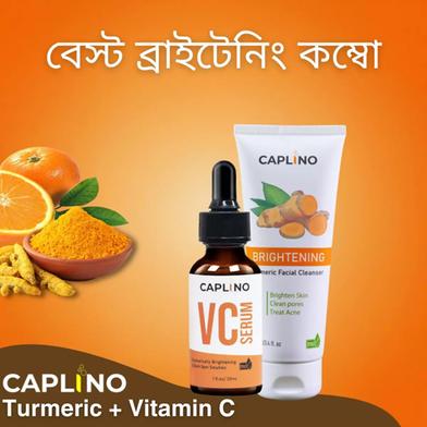 Caplino Brightening Turmeric And Vitamin C Combo image