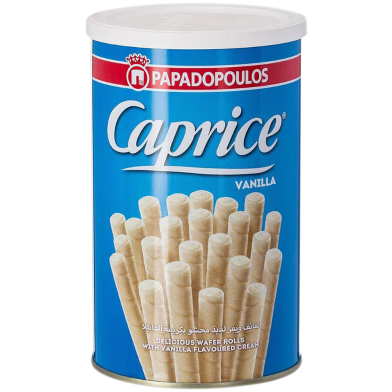 Caprice Wafer Roll With Dark Vanilla Tin 250gm image