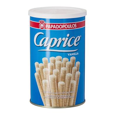 Caprice Wafer Roll With Dark Vanilla Tin 250gm (Greece) - 131700799 image