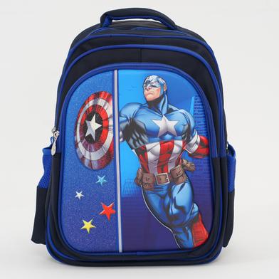 Captain America Schoolbags Marvel Cartoon Backpack image