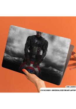 DDecorator Captaine America With His Sheild Laptop Sticker image
