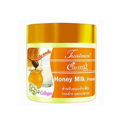 Caring Honey Milk Protein Hair Treatment Jar 250 ml (Thailand) image