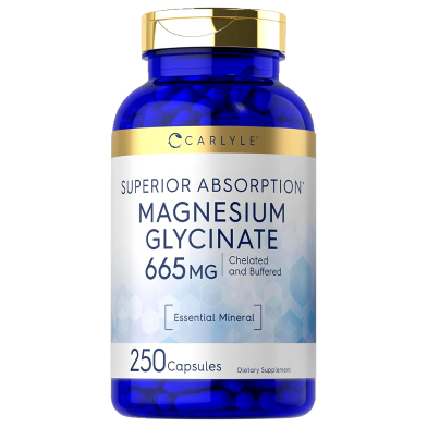 Carlyle Magnesium Glycinate 665mg - 250 Capsules image