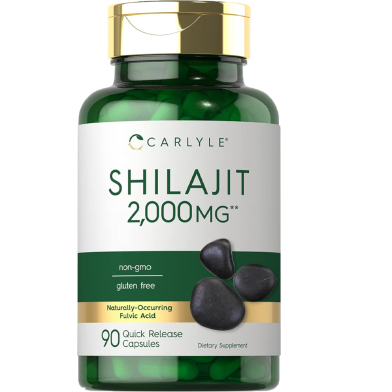 Carlyle Shilajit Capsules 2000mg 90 Count image