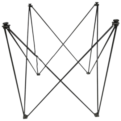 Carrom Board Folding Wide Metal Stand 18 Inch image