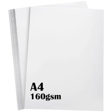 Cartridge A4 White Papers 160 GSM - 20 Sheets image