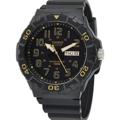 Casio Black Resin Strap Watch for Men image