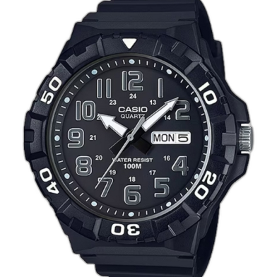 Casio Black Resin Strap Watch for Men image