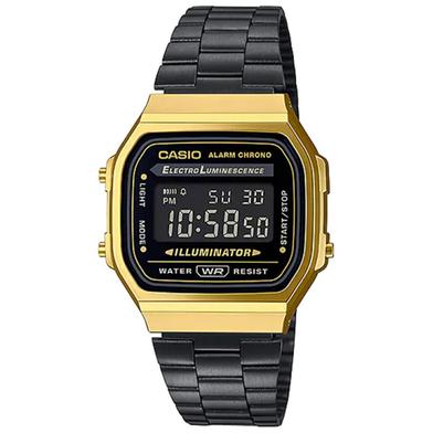 Casio Black and Golden Stainless Steel Watch image