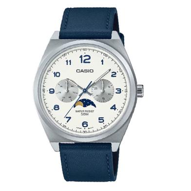 Casio Chronograph Leather Men's Watch image