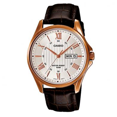 Casio Day Date Analog Wrist Watch For Men MTP 1384L 7AVDF