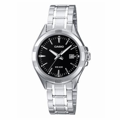 Casio Silver Stainless Steel Strap Watch For Women image