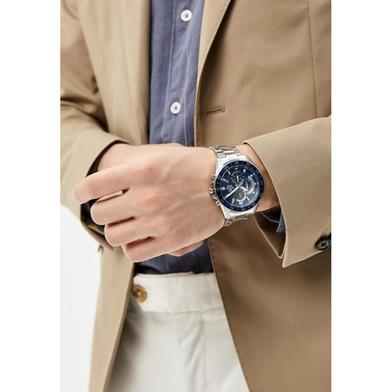 Casio Edifice Blue Chronograph Analog Stainless Steel Men's Watch - EFV-550D-2A  : CASIO Watch