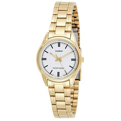Casio Gold Plated Case SS Band Women's Watch image