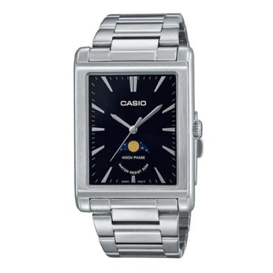Casio Moon Phase Stainless Steel Men's Watch image
