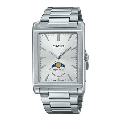 Casio Moon Phase Stainless Steel Men's Watch image