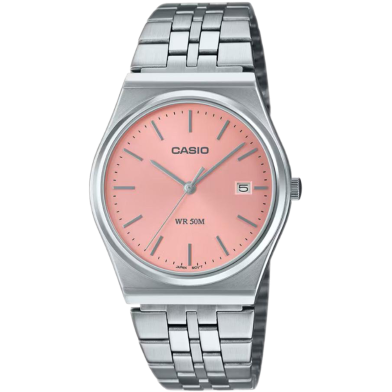 Casio Quartz Analog Turquoise Dial Stainless Steel Unisex Watch image