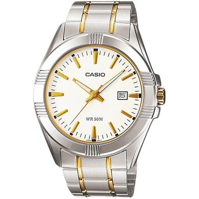 Casio Silver Gold Combination Analog Watch For Men image