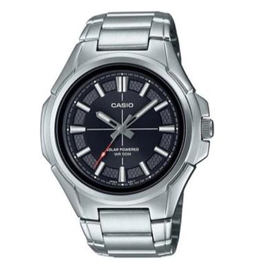 Casio Solar Powered Stainless Steel Men's Watch image