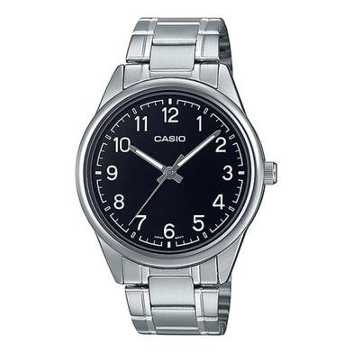 Casio Stainless Steel Black Dial Watch For men image
