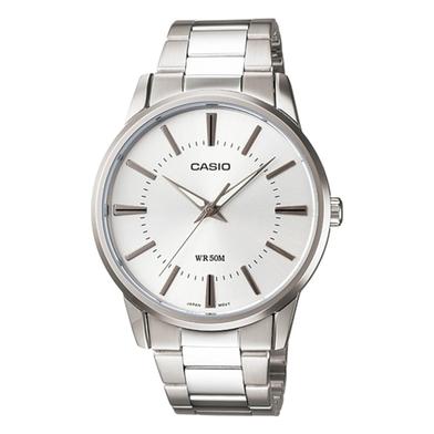 Casio White Dial Analog Men's Watch image