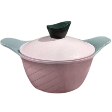 Casserole 20cm Pink With Lid - 1Pcs image