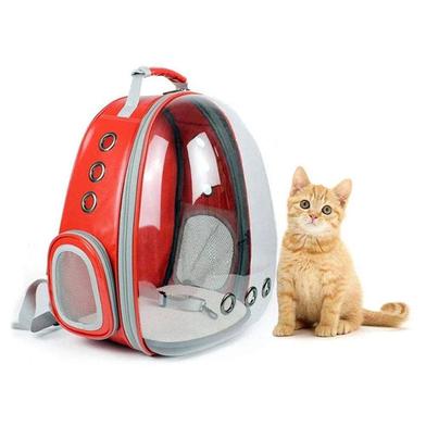 Cat Carrier Backpack Transparent Space Pet Capsule Bag-Regular Design Waterproof Carrier Bag for Hiking Outdoor image