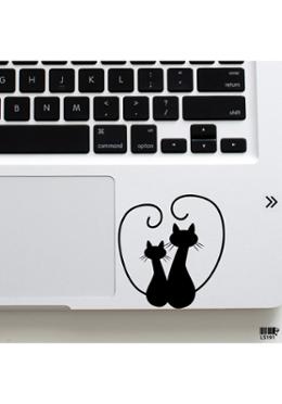 DDecorator Cat Family (Right) Laptop Sticker image