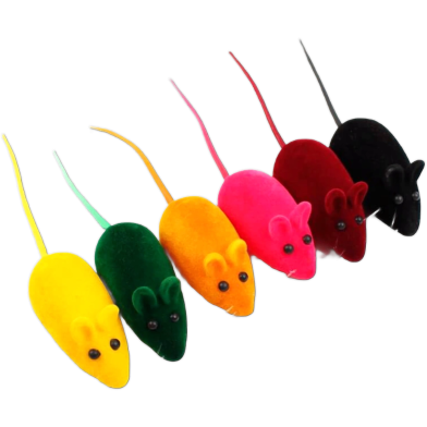 Cat Funny Mouse Toy Any Colour 1 Pcs image