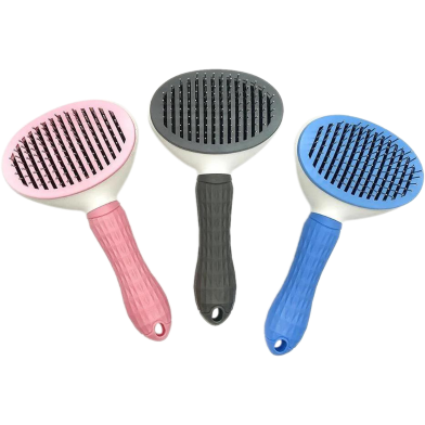 Cat Grooming Brush,Pet Deshedding Tools ,One Click Hair Removal ।। Long Coat Cat Dog image